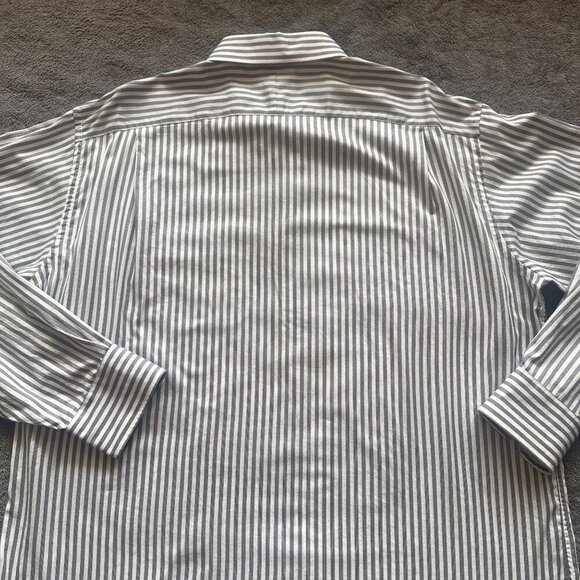 Tommy Bahama Button Down Dress Shirt Long Sleeve Striped Top Collared Men - Picture 10 of 16